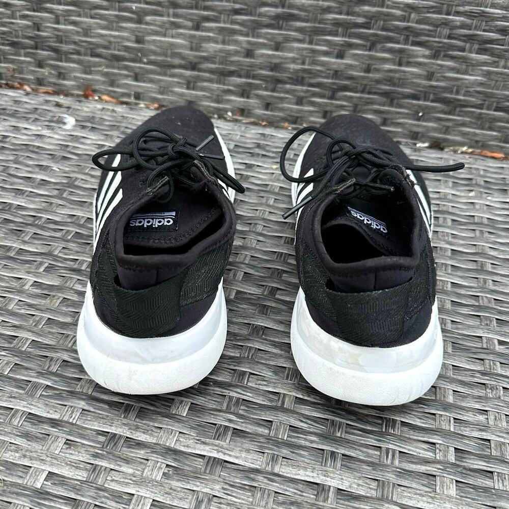 Adidas Women’s Cloudfoam Qt Flex Black White Running Shoes Size 9 - Picture 5 of 11